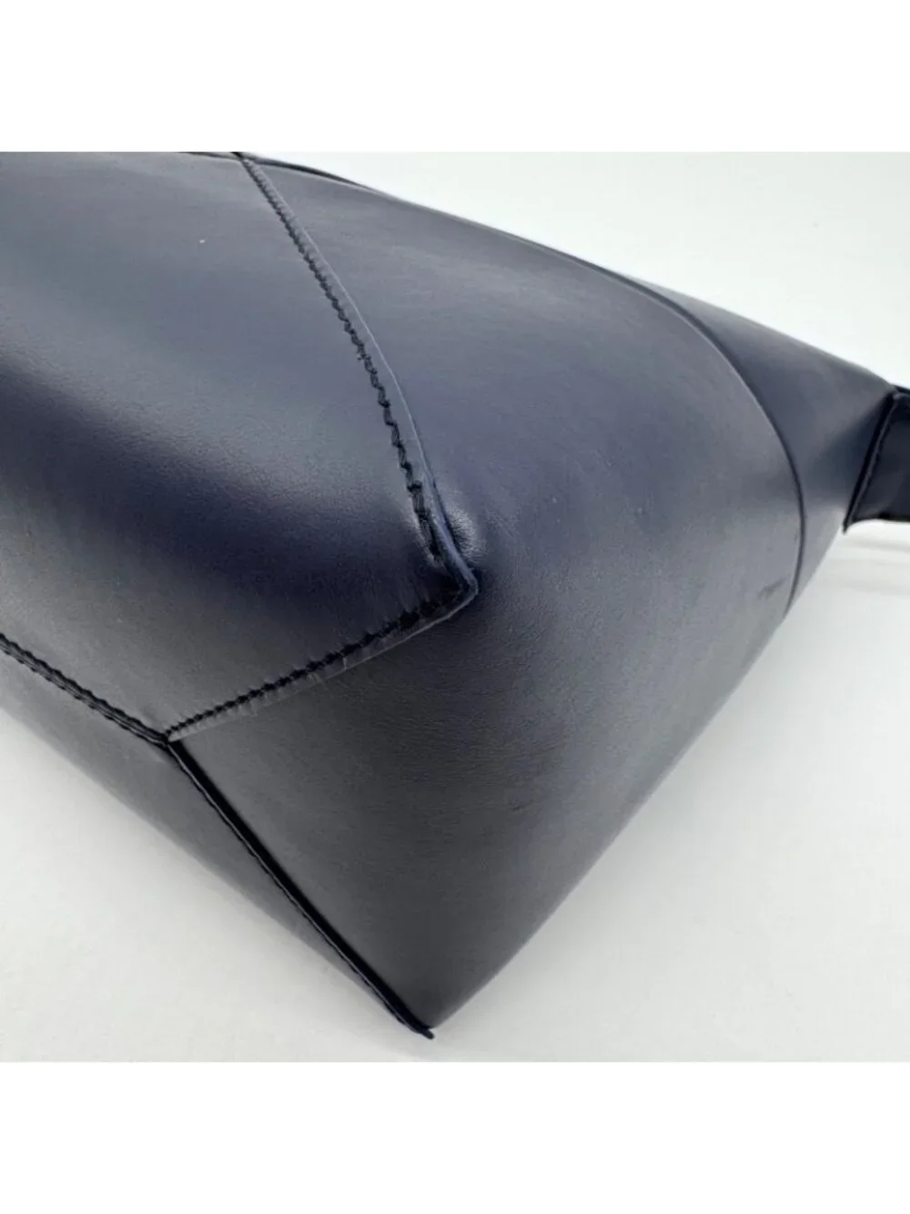 Loewe Handbag Puzzle Fold Wash Bag Leather Blue
